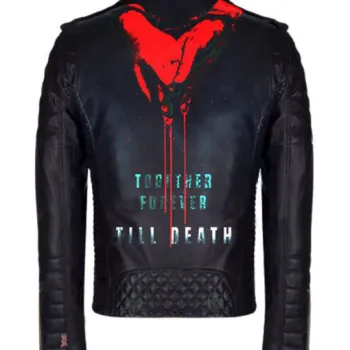 Till Death Blooded Hands Leather Jacket