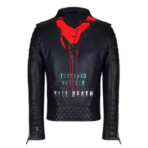 Till Death Blooded Hands Leather Jacket Till Death Blooded Hands Leather Jacket