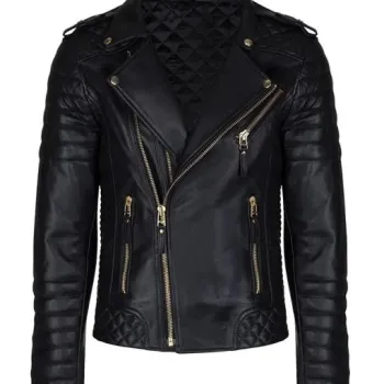 Till Death Blooded Hands Leather Jacket