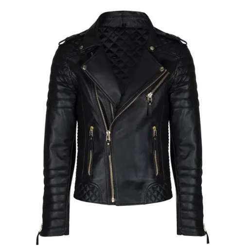 Till Death Blooded Hands Leather Jacket