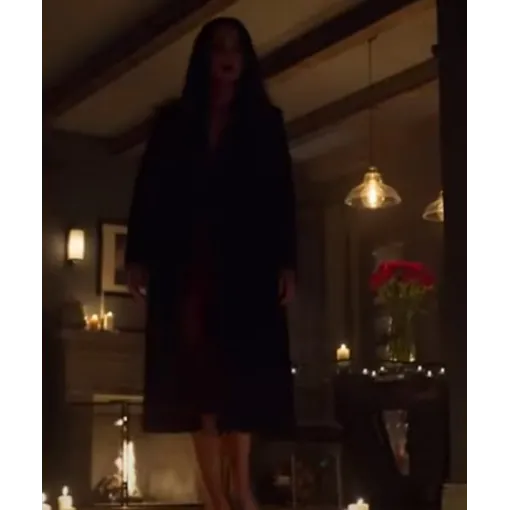Till Death Emma Black Trench Coat Till Death Emma Black Trench Coat