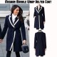 Meghan Markle Wrap Tipped Belted Coat