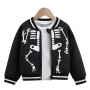 Toddler Boys Skeleton Bomber Jacket