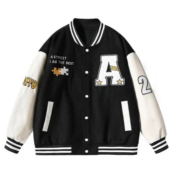 Tokyo A Street I am The Best Green Varsity Jacket