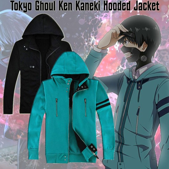 Ken Kaneki Tokyo Ghoul Zip Up Hooded Jacket