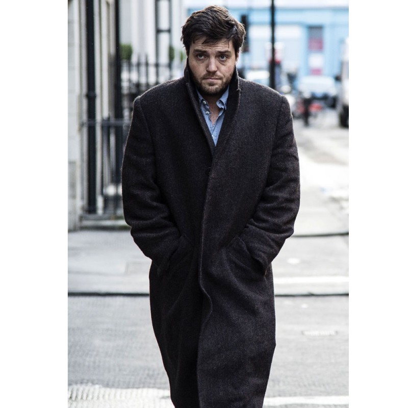 Tom Burke C.B. Strike Trench Coat Tom Burke C.B. Strike Trench Coat