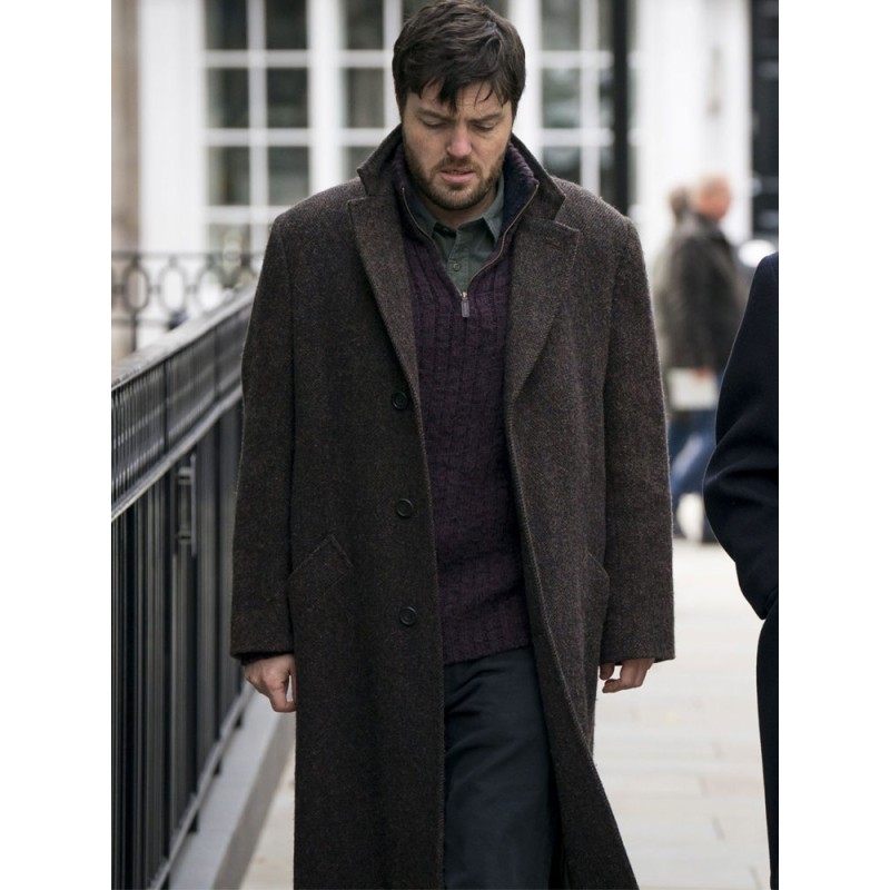 Tom Burke C.B. Strike Trench Coat Tom Burke C.B. Strike Trench Coat