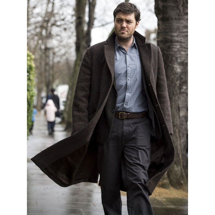 Tom Burke C.B. Strike Trench Coat Tom Burke C.B. Strike Trench Coat