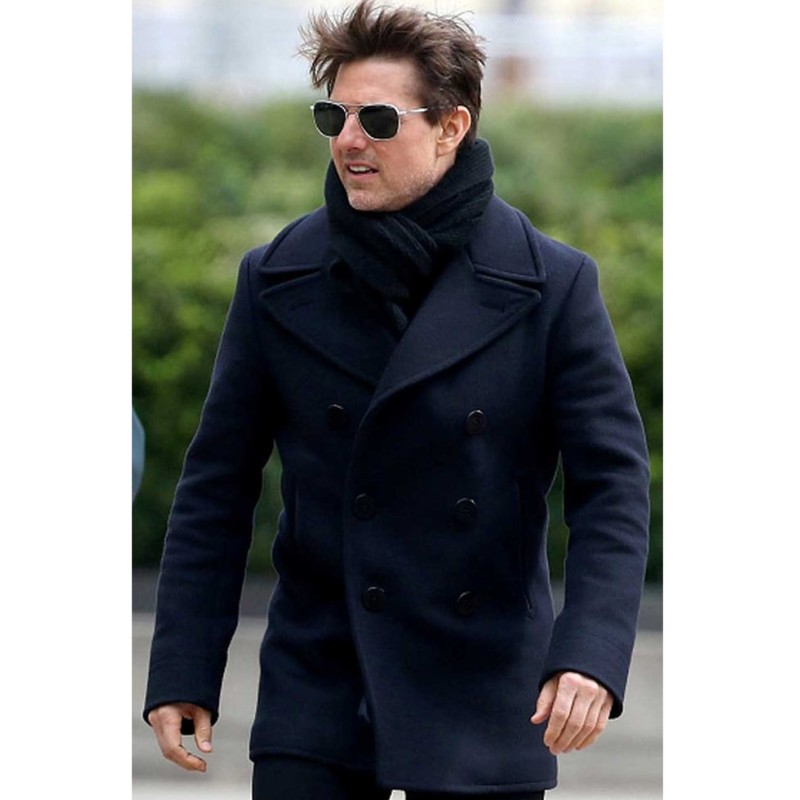 Tom Cruise Mission Impossible Fallout Peacoat Tom Cruise Mission Impossible Fallout Peacoat