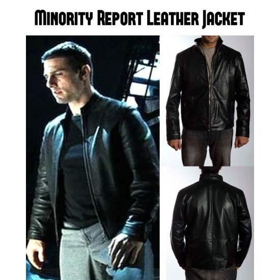 Tom Cruise Minority Report Leather Jacket