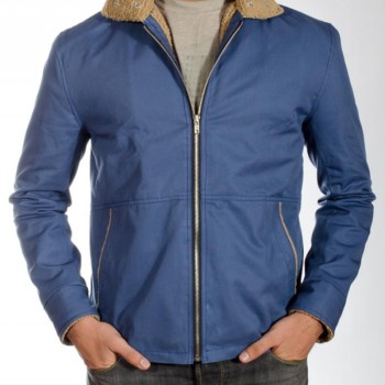 The Drop Bob Saginowski Jacket with Fur Collar
