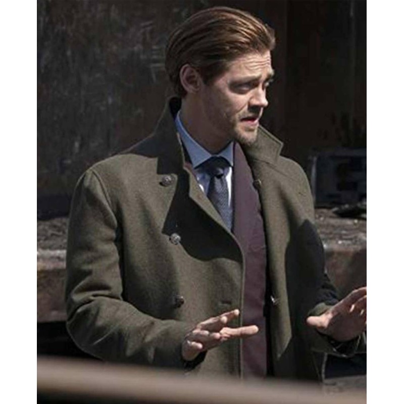 Tom Payne Prodigal Son Grey Wool Coat Tom Payne Prodigal Son Grey Wool Coat