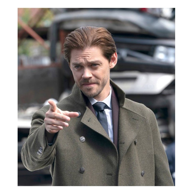 Tom Payne Prodigal Son Grey Wool Coat Tom Payne Prodigal Son Grey Wool Coat