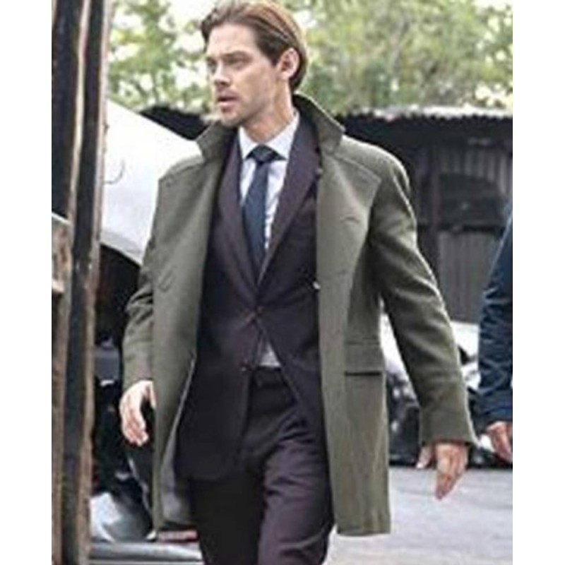 Tom Payne Prodigal Son Grey Wool Coat Tom Payne Prodigal Son Grey Wool Coat