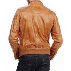 Arrow Tommy Merlyn Brown Leather Jacket