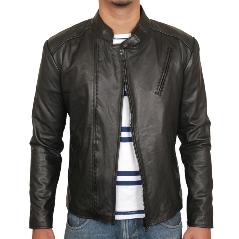 Tony Stark Black Leather Jacket Tony Stark Black Leather Jacket
