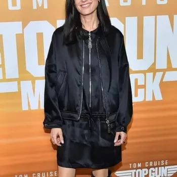 Top Gun Maverick 2022 Jennifer Connelly Black Jacket
