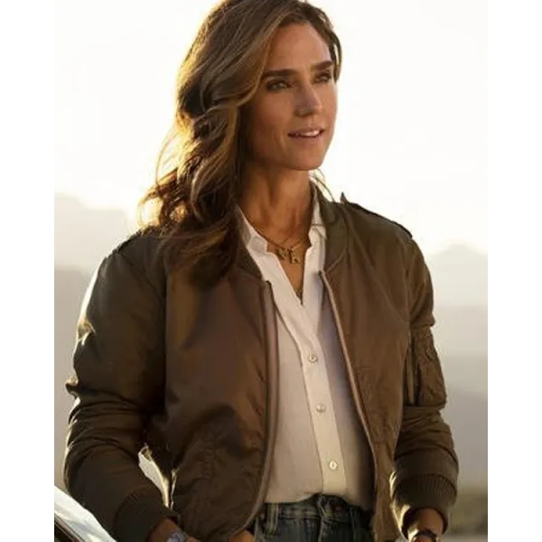 Top Gun Maverick 2022 Jennifer Connelly Brown Jacket Top Gun Maverick 2022 Jennifer Connelly Brown Jacket