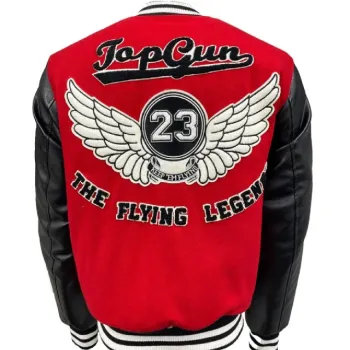 Top Gun Men The Flying Legend Red Jacket