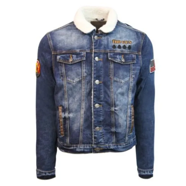 Top Gun Tom Cat Lined Denim Jacket Top Gun Tom Cat Lined Denim Jacket