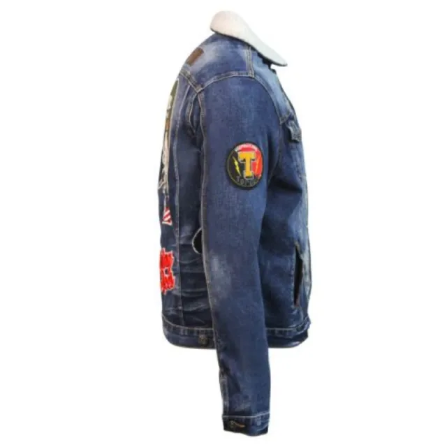 Top Gun Tom Cat Lined Denim Jacket Top Gun Tom Cat Lined Denim Jacket