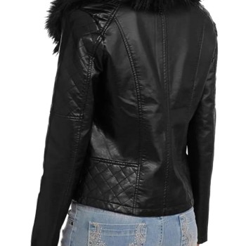 Total Divas S03 Saraya Leather Jacket