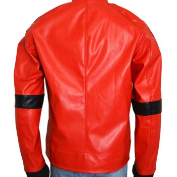Red Leather Bandit Jacket