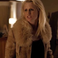 True Detective Lucy Purcell Suede Shearling Jacket