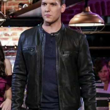 Scott Michael Foster Crazy Ex Girlfriend Leather Jacket