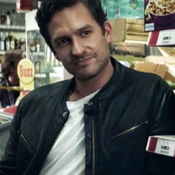 Ben Aldridge Fleabag Black Leather Jacket