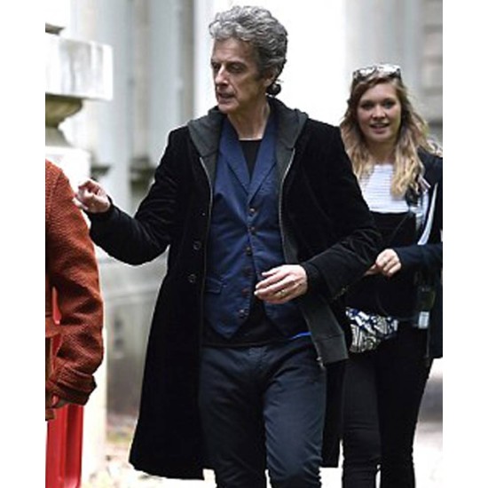 12th Doctor Velvet Coat  Doctor Who Peter Capaldi Red Coat