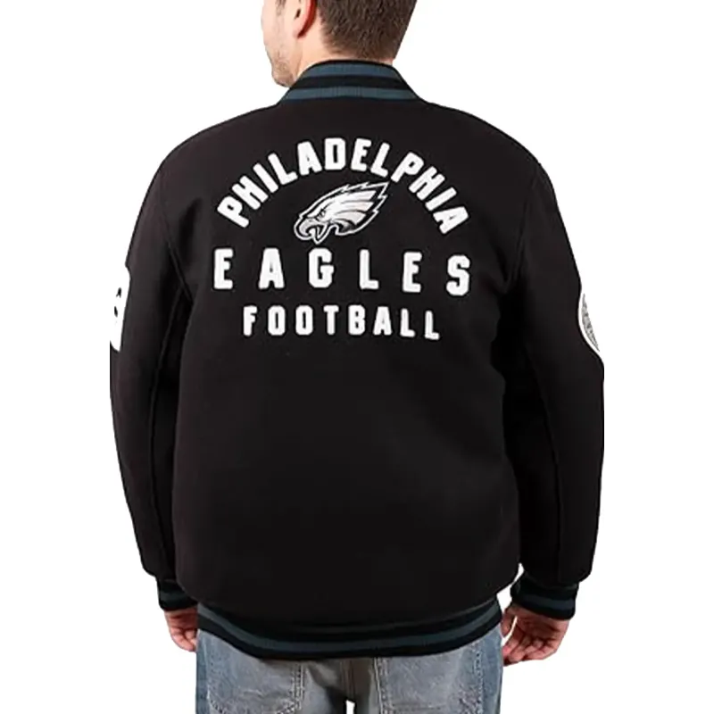 Ultra Game Eagles Varsity Jacket Ultra Game Eagles Varsity Jacket
