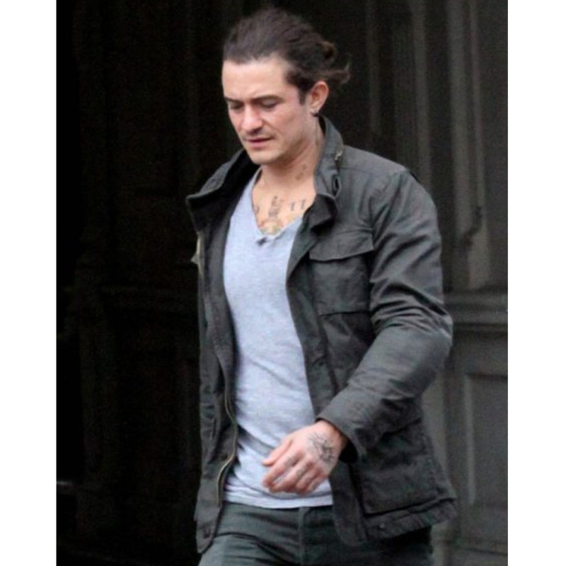 Unlocked Orlando Bloom Black Jacket Unlocked Orlando Bloom Black Jacket