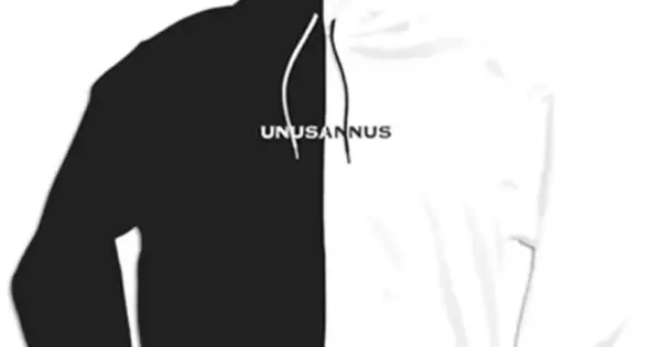 Unus annus split hoodie cheap