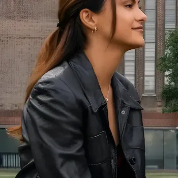 Upgraded Ana Black Leather Jacket