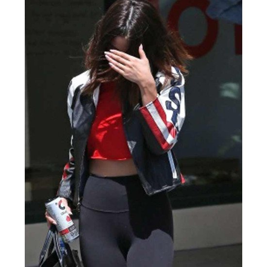 Selena Gomez American Flag Jacket