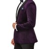 Men's Dark Purple Handley Velvet Tuxedo Men's Dark Purple Handley Velvet Tuxedo