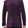 Men's Dark Purple Handley Velvet Tuxedo Men's Dark Purple Handley Velvet Tuxedo