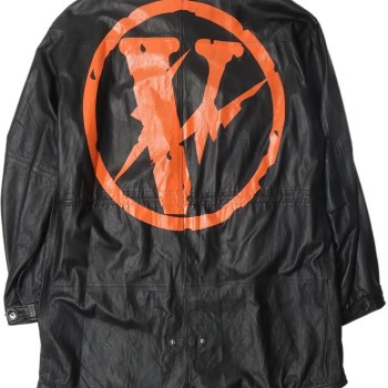 Vlone Friends Leather Coat