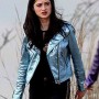 Vox Lux Albertine Blue Leather Jacket