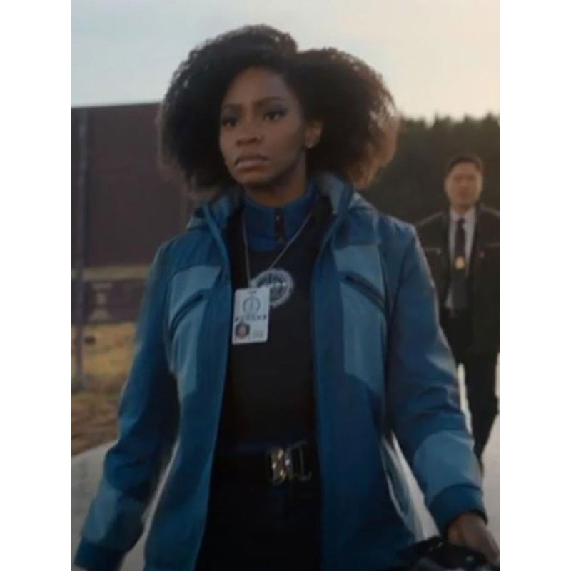 Teyonah Parris Wandavision Blue Jacket Teyonah Parris Wandavision Blue Jacket