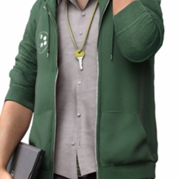 Watch Dogs 2 Josh Sauchak Green Bomber Hoodie