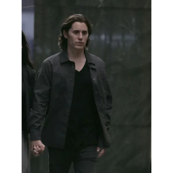 WeCrashed Jared Leto Grey Cotton Jacket WeCrashed Jared Leto Grey Cotton Jacket