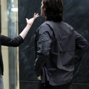 WeCrashed Jared Leto Grey Cotton Jacket