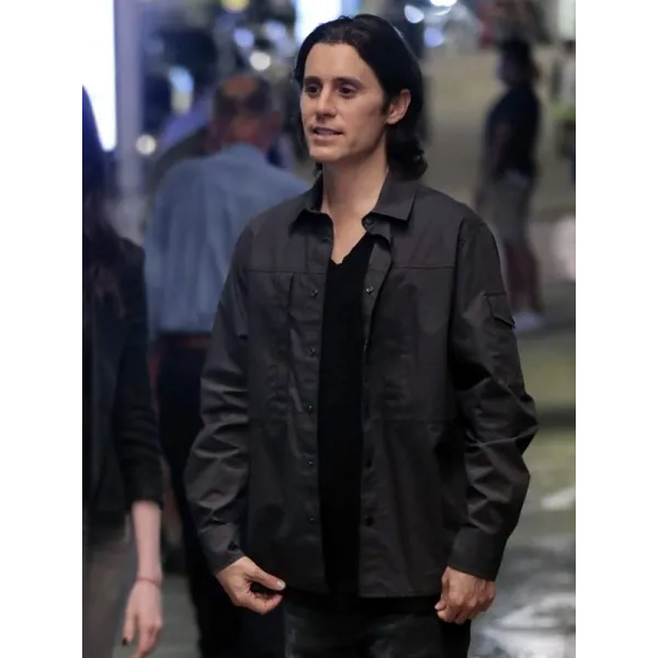WeCrashed Jared Leto Grey Cotton Jacket WeCrashed Jared Leto Grey Cotton Jacket