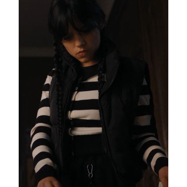 Wednesday 2022 Addams Black Vest Wednesday 2022 Addams Black Vest