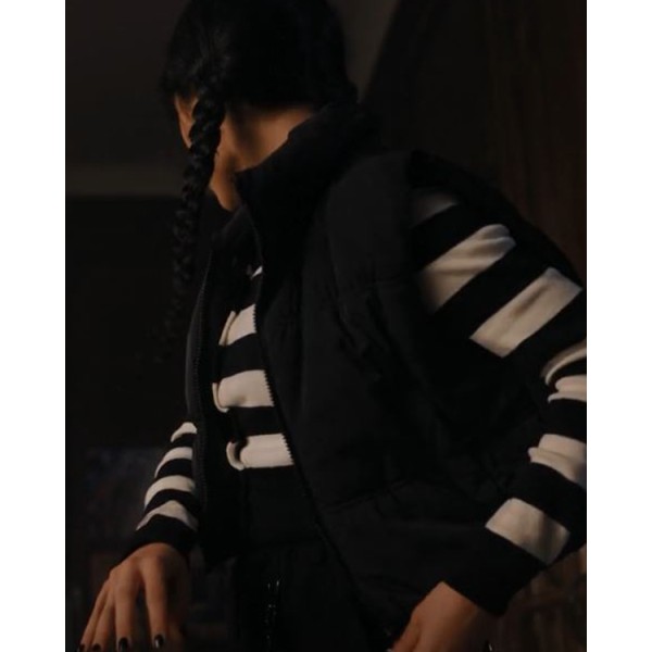 Wednesday 2022 Addams Black Vest Wednesday 2022 Addams Black Vest
