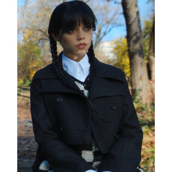Wednesday 2022 Addams Cropped Jacket