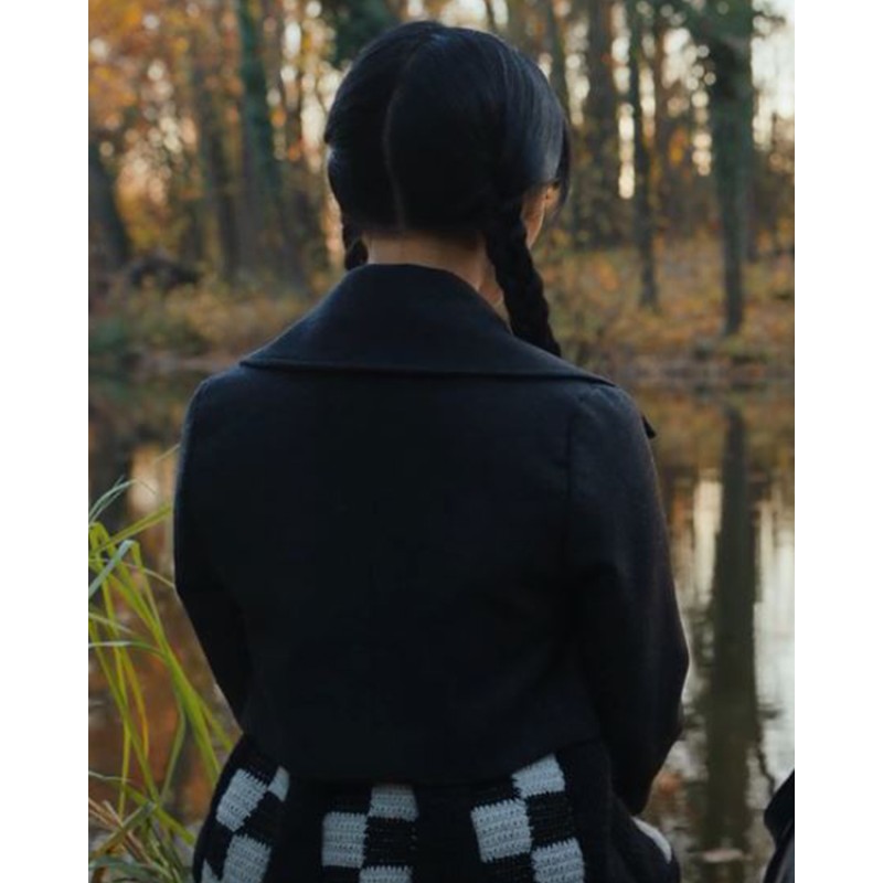 Wednesday 2022 Addams Cropped Jacket Wednesday 2022 Addams Cropped Jacket