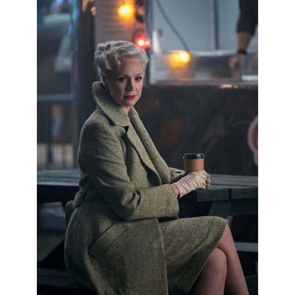 Wednesday 2022 Larissa Weems Green Coat Wednesday 2022 Larissa Weems Green Coat